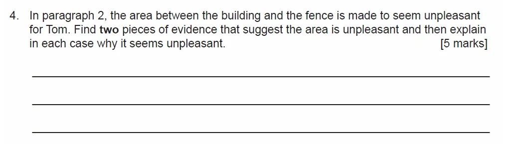 Question 04 - Manchestor Grammar School - 11 Plus English Comprehension Entrance Examination - 2020