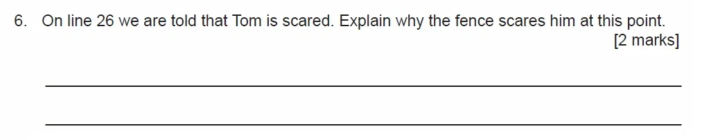 Question 06 - Manchestor Grammar School - 11 Plus English Comprehension Entrance Examination - 2020