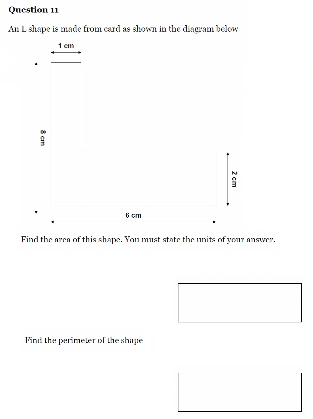 Question 11(a) - King's High School - 11 Plus Maths Entrance Exam Sample Paper - 2025