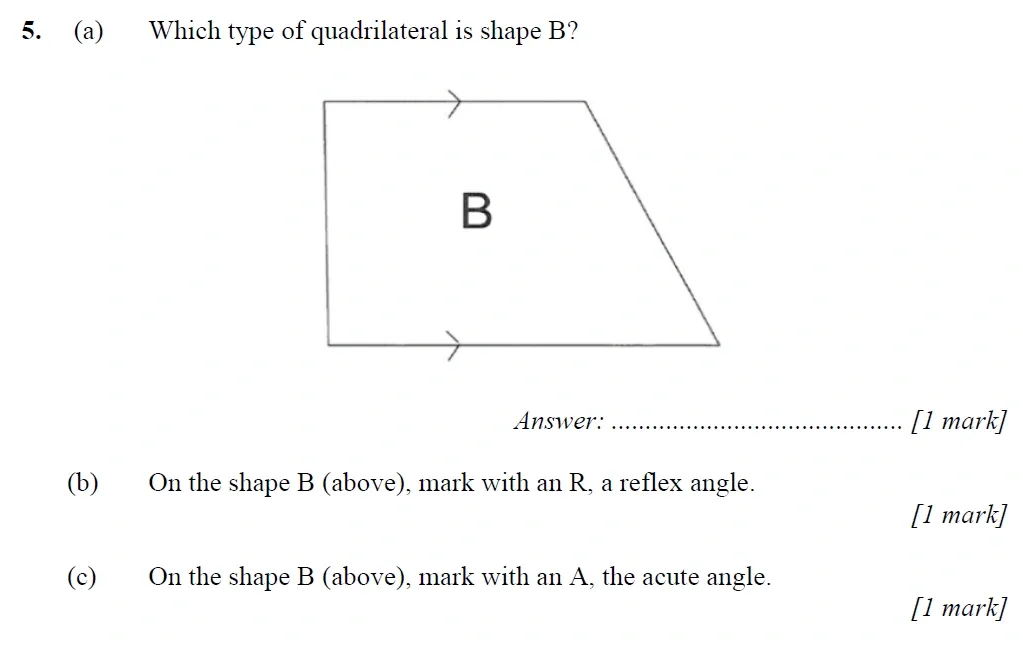 Question 05 - Merchant Taylors School - 11+ Maths Specimen Paper 1 - 2025