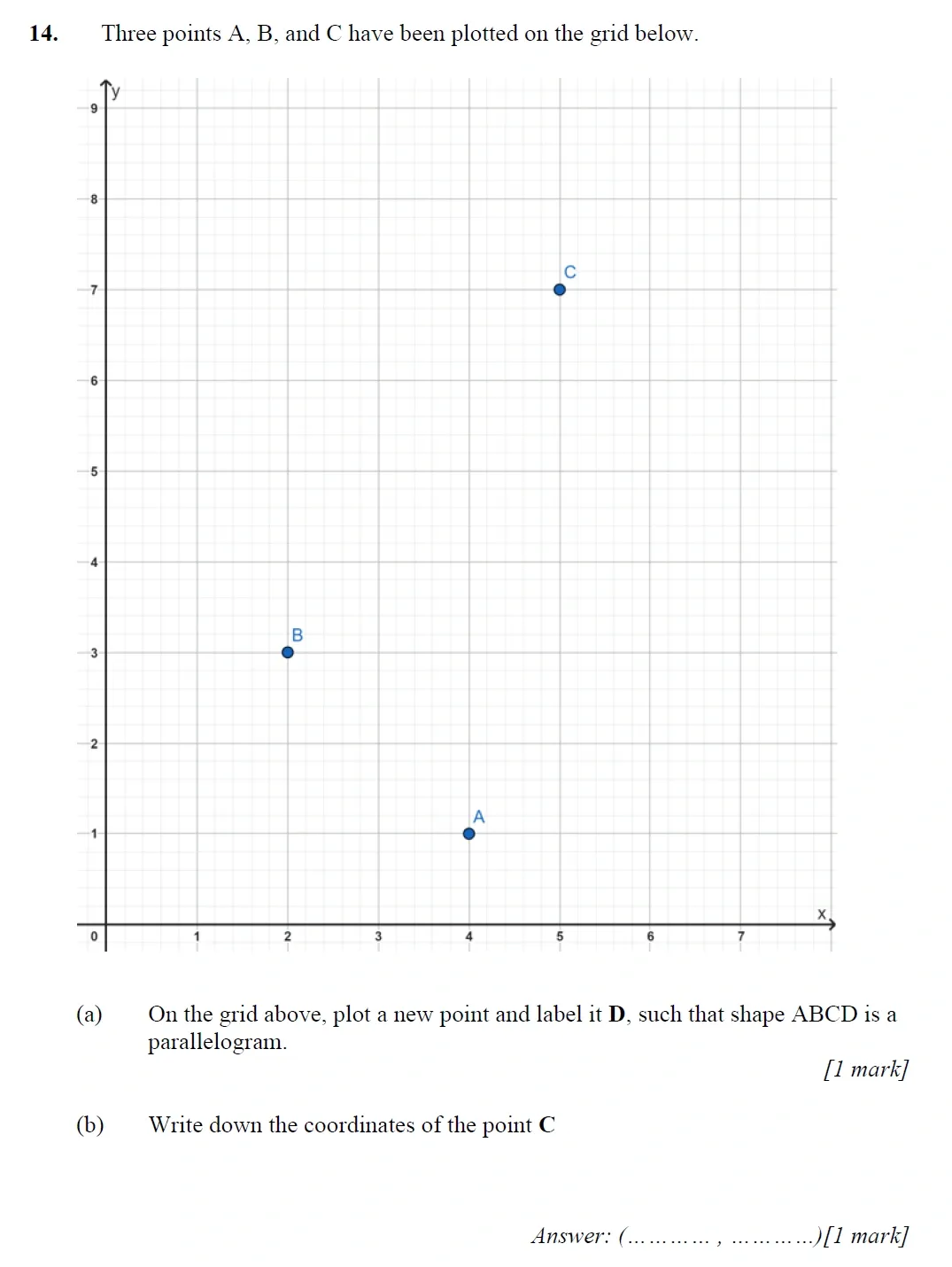 Question 14 - Merchant Taylors School - 11+ Maths Specimen Paper 1 - 2025