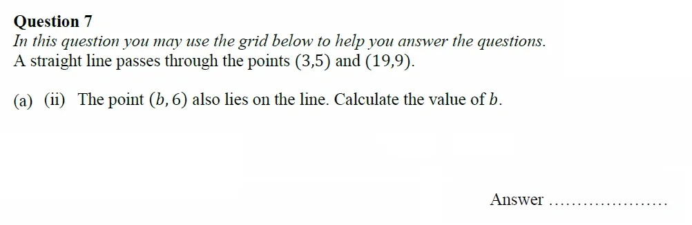 Question 07(a)(ii) - Oundle School - 11 Plus Maths Junior Entrance Exam - 2023