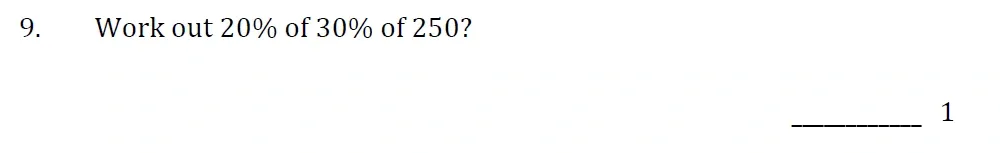 Question 09 - Withington Girls School - 11+ Maths Entrance Paper - 2022