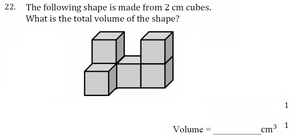Question 22 - Withington Girls School - 11+ Maths Entrance Paper - 2022