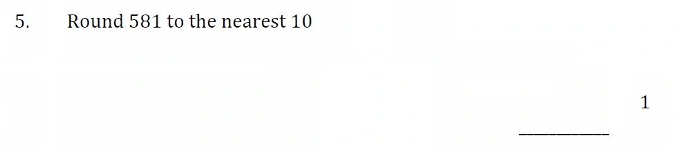 Question 05 - Withington Girls School - 11+ Maths Entrance Paper - 2024