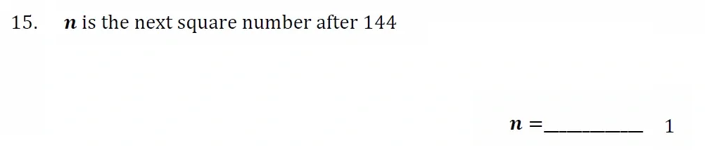 Question 15 - Withington Girls School - 11+ Maths Entrance Paper - 2024