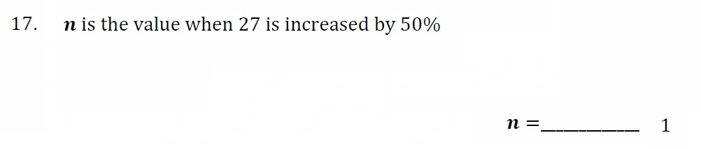 Question 17 - Withington Girls School - 11+ Maths Entrance Paper - 2024