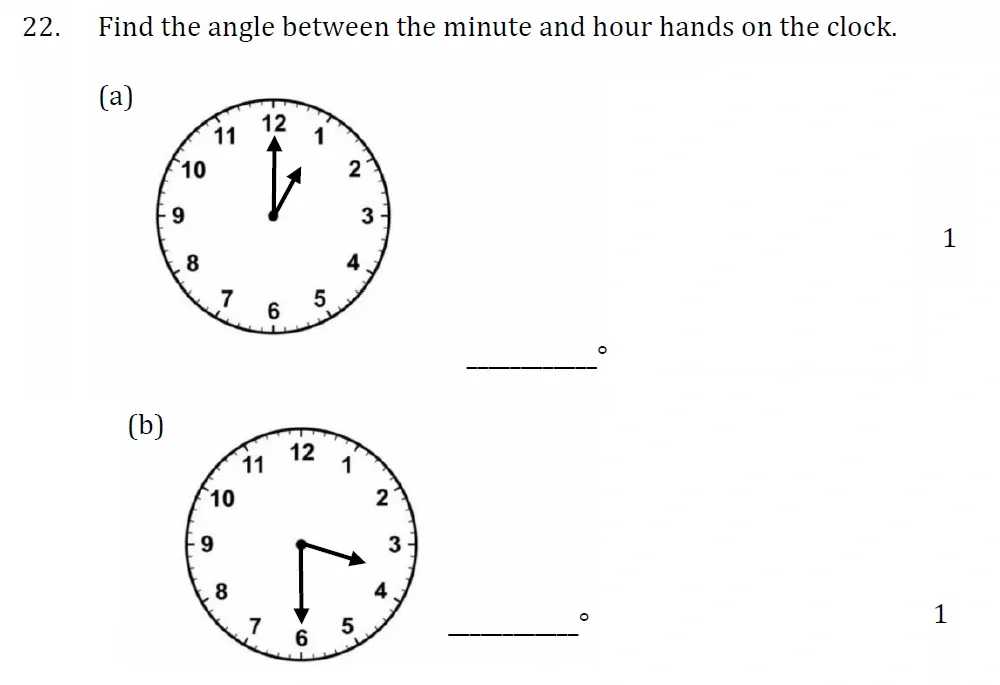 Question 22 - Withington Girls School - 11+ Maths Entrance Paper - 2024
