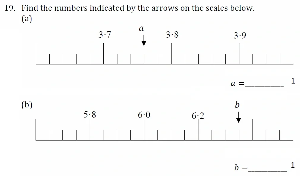 Question 19 - Withington Girls School - 11+ Maths Entrance Paper - 2022