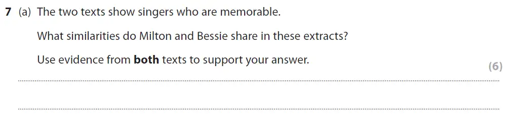 Question 07 - GCSE Edexcel English Language Past Paper 2 - June 2018