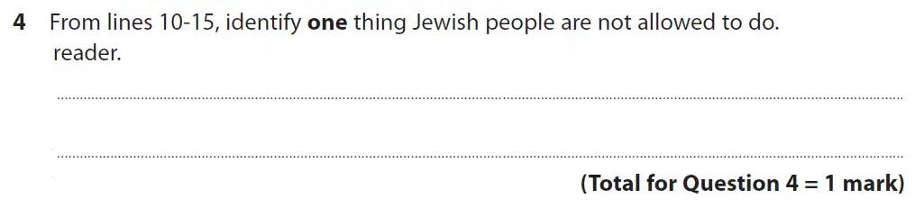 Question 04 - GCSE Edexcel English Language Past Paper 2 - November 2019