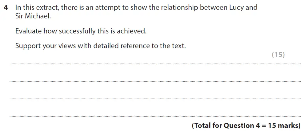 Question 04 - GCSE Edexcel English Language Past Paper 1 - November 2021