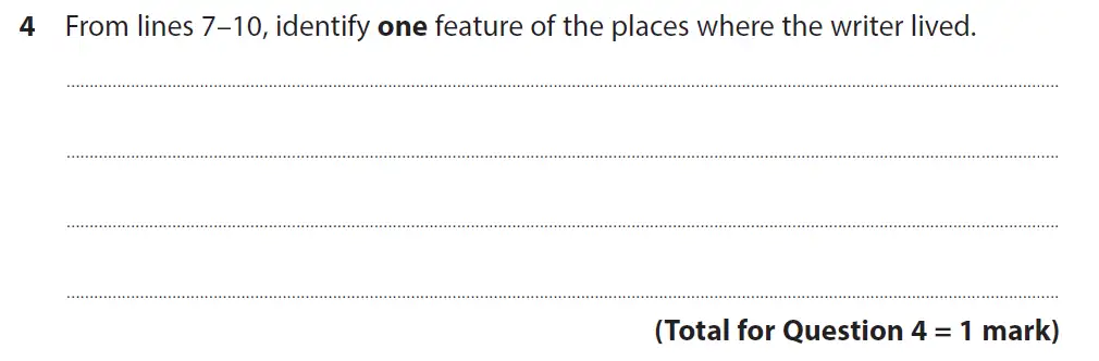 Question 04 - GCSE Edexcel English Language Past Paper 2 - November 2021