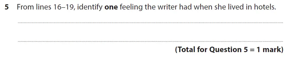 Question 05 - GCSE Edexcel English Language Past Paper 2 - November 2021