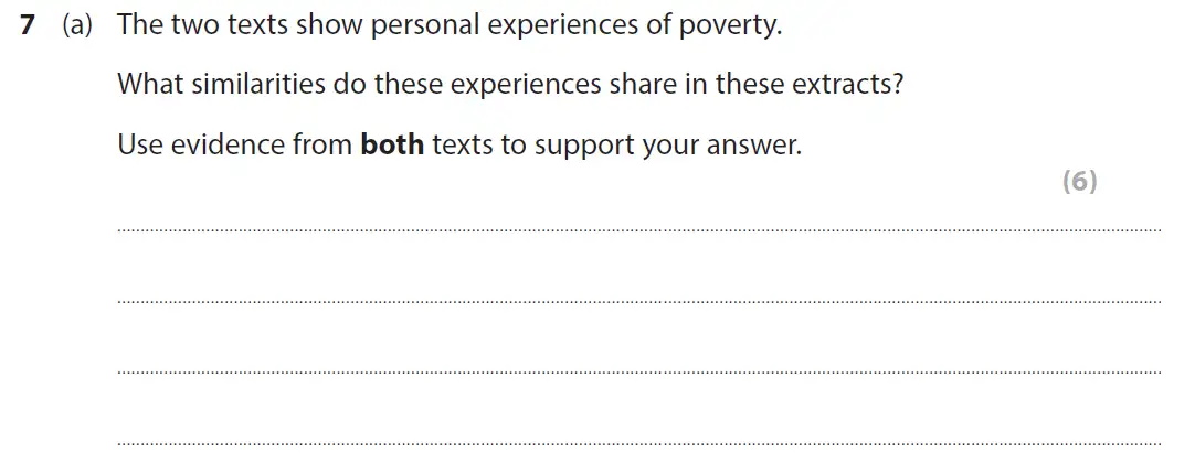Question 07 - GCSE Edexcel English Language Past Paper 2 - November 2021