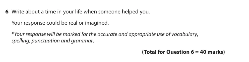 Writing task 06 - GCSE Edexcel English Language Past Paper 1 - June 2024