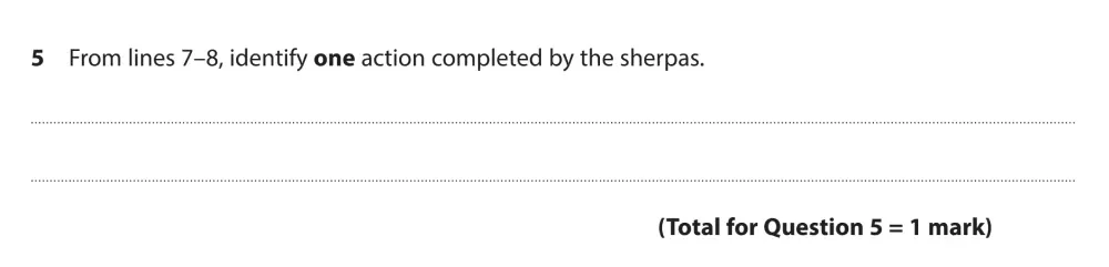 Question 05 - GCSE Edexcel English Language Past Paper 2 - June 2022
