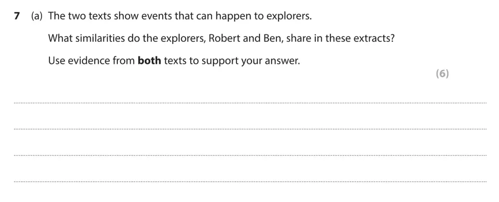 Question 07(a) - GCSE Edexcel English Language Past Paper 2 - June 2022