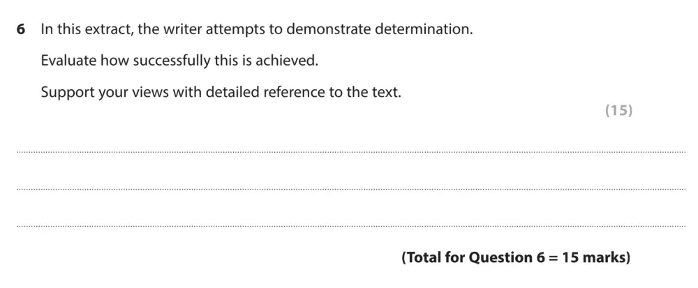 Question 06 - GCSE Edexcel English Language Past Paper 2 - June 2024
