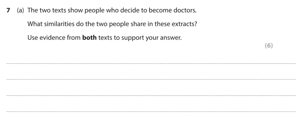 Question 07(a) - GCSE Edexcel English Language Past Paper 2 - June 2024