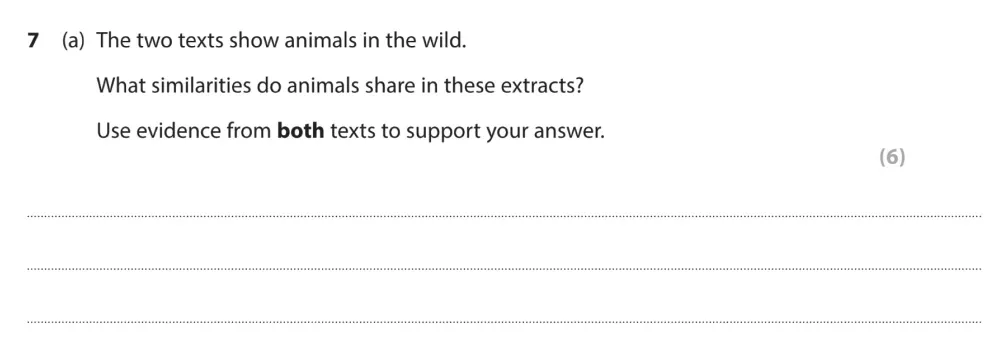Question 07(a) - GCSE Edexcel English Language Past Paper 2 - November 2022