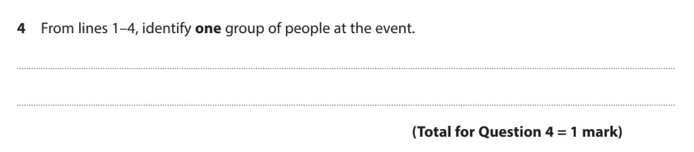 Question 04 - GCSE Edexcel English Language Past Paper 2 - November 2023