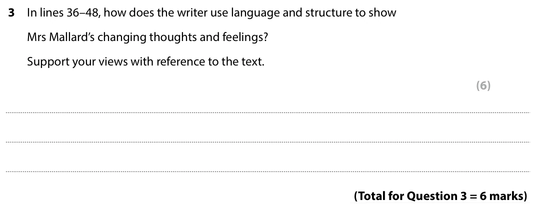 Question 3 - Set 2 - GCSE Edexcel English Language Predicted Paper 1 - 2026