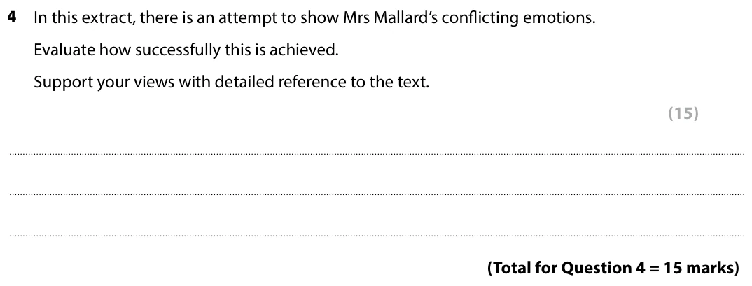 Question 4 - Set 2 - GCSE Edexcel English Language Predicted Paper 1 - 2026