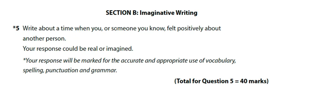 Writing task 5 - Set 2 - GCSE Edexcel English Language Predicted Paper 1 - 2026