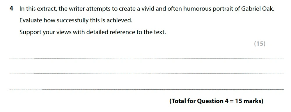 Question 4 - Set 3 - GCSE Edexcel English Language Predicted Paper 1 - 2026