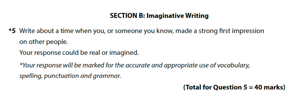Writing task 5 - Set 3 - GCSE Edexcel English Language Predicted Paper 1 - 2026