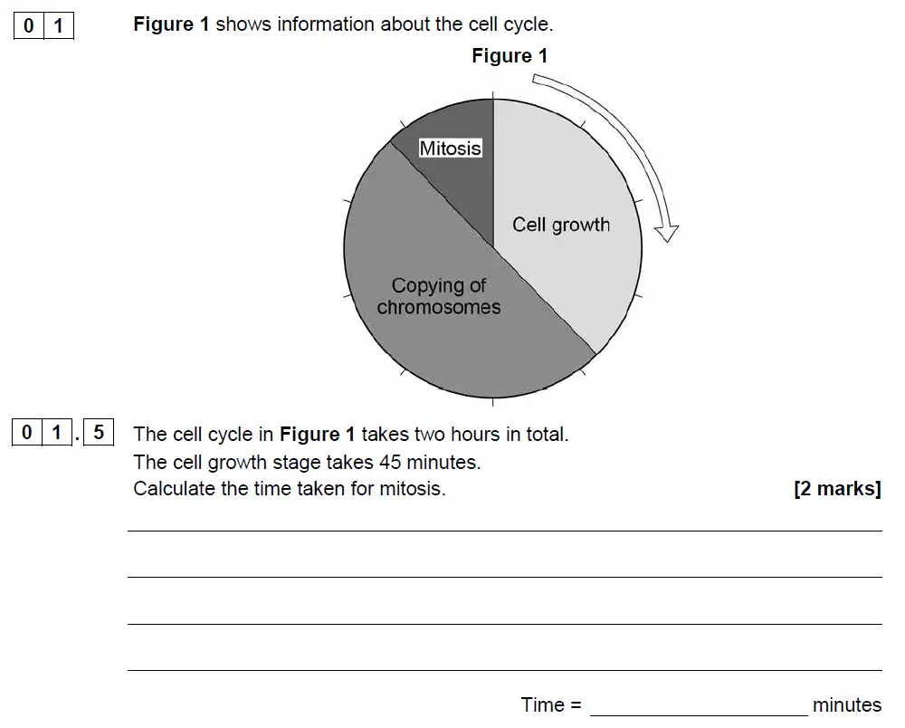 Question 05 - GCSE AQA Foundation Biology Past Paper 1 - June 2018