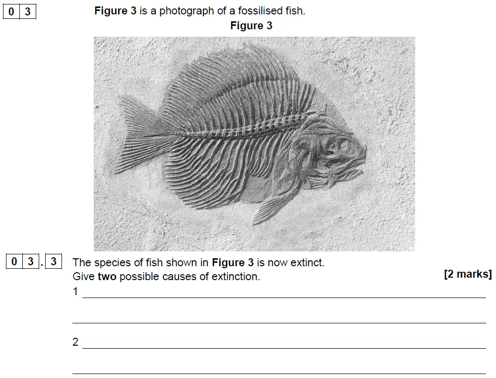 Question 12 - GCSE AQA Foundation Biology Past Paper 2 - June 2018