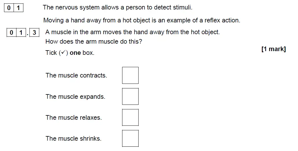 Question 3 - GCSE AQA Foundation Biology Past Paper 2 - June 2019