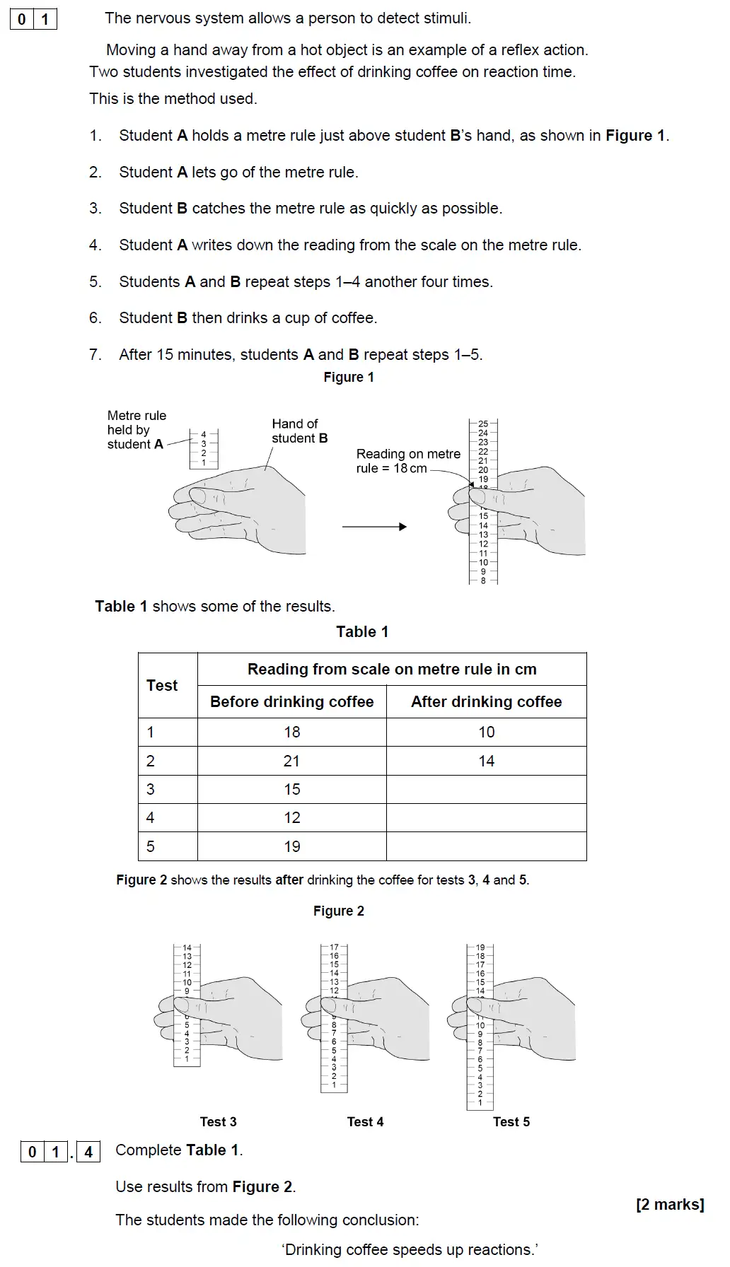 Question 4 - GCSE AQA Foundation Biology Past Paper 2 - June 2019