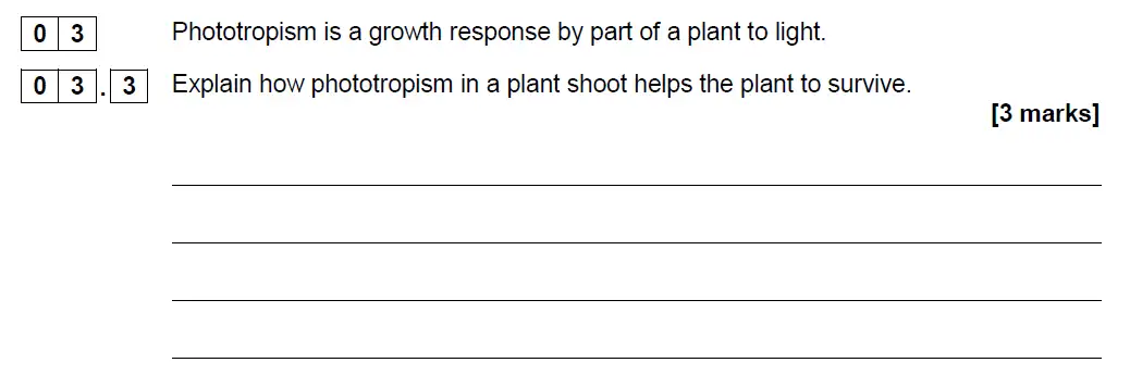 Question 15 - GCSE AQA Higher Biology Past Paper 2 - June 2019