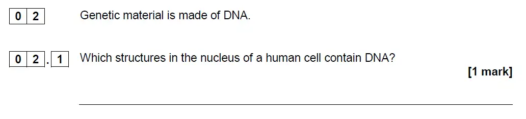 Question 8 - GCSE AQA Higher Biology Past Paper 2 - June 2019