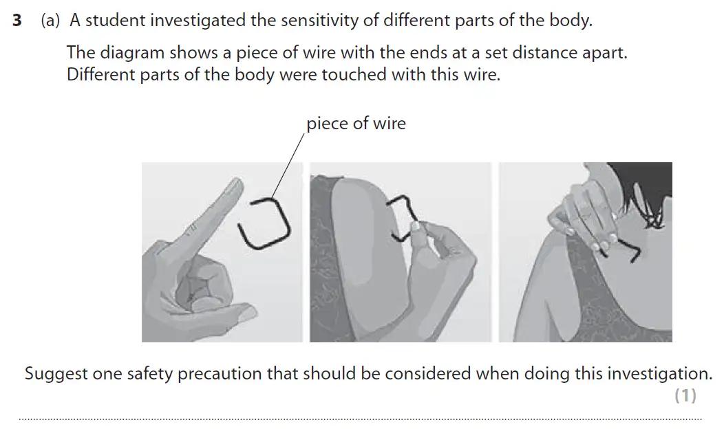 Question 9 - GCSE Edexcel Foundation Biology Past Paper 1 - June 2017