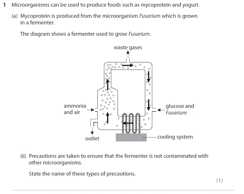 Question 2 - GCSE Edexcel Foundation Biology Past Paper 3 - June 2017