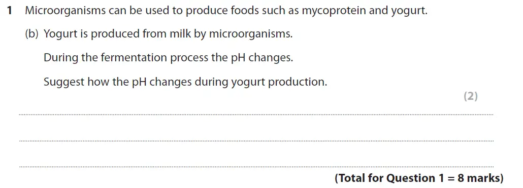 Question 5 - GCSE Edexcel Foundation Biology Past Paper 3 - June 2017
