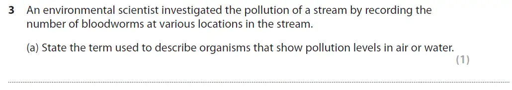 Question 9 - GCSE Edexcel Higher Biology Past Paper 1 - June 2017