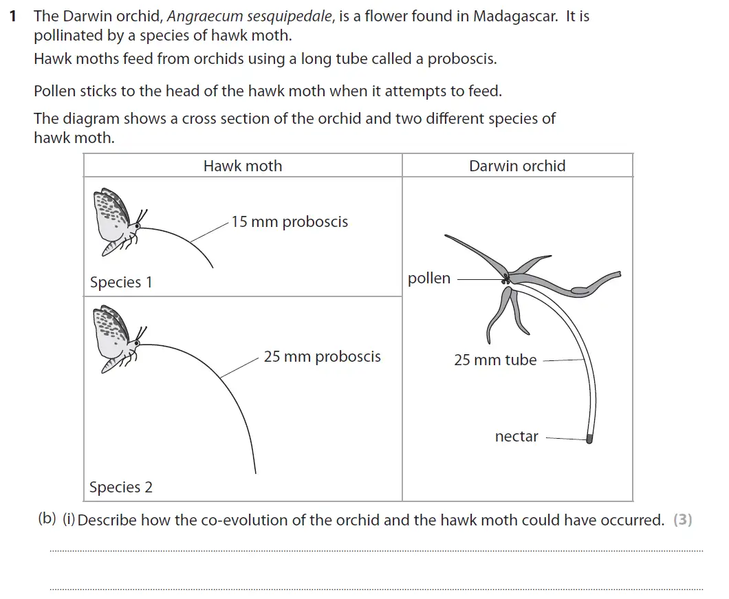 Question 3 - GCSE Edexcel Higher Biology Past Paper 3 - June 2017