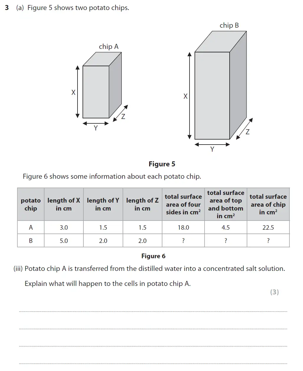 Question 10 - GCSE Edexcel Higher Biology Past Paper 1 - November 2018