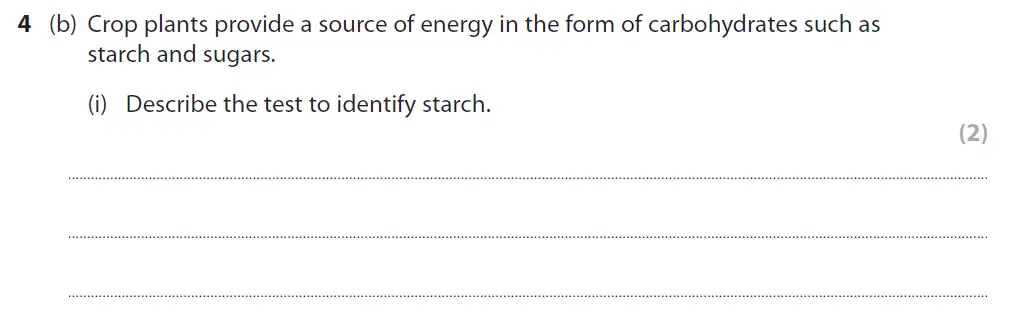Question 14 - GCSE Edexcel Higher Biology Past Paper 1 - November 2018