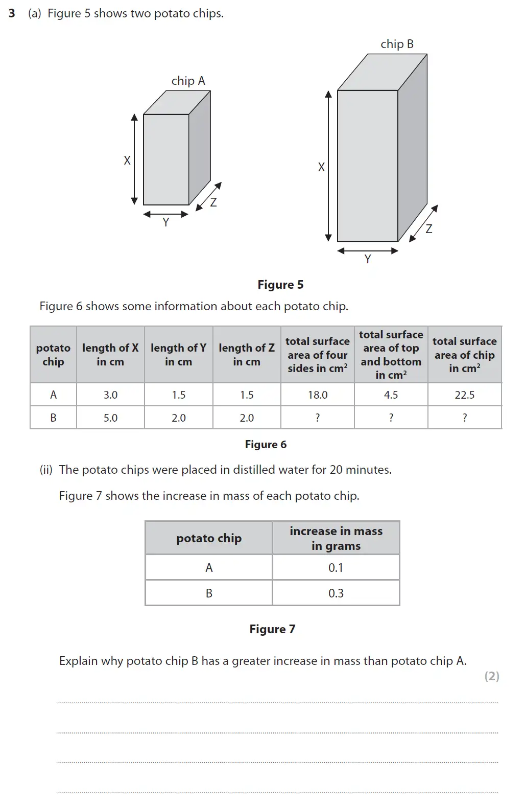 Question 9 - GCSE Edexcel Higher Biology Past Paper 1 - November 2018