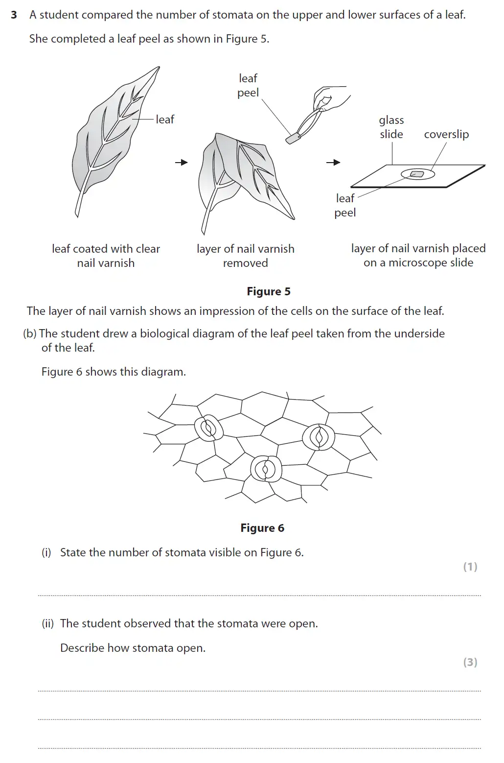 Question 9 - GCSE Edexcel Higher Biology Past Paper 2 - November 2018