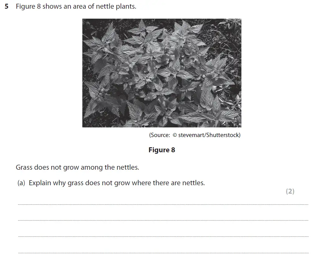 Question 15 - GCSE Edexcel Foundation Biology Past Paper 2 - June 2019