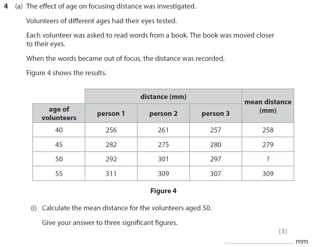 Question 9 - GCSE Edexcel Higher Biology Past Paper 1 - June 2019