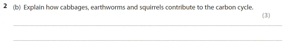 Question 8 - GCSE Edexcel Higher Biology Past Paper 2 - June 2019