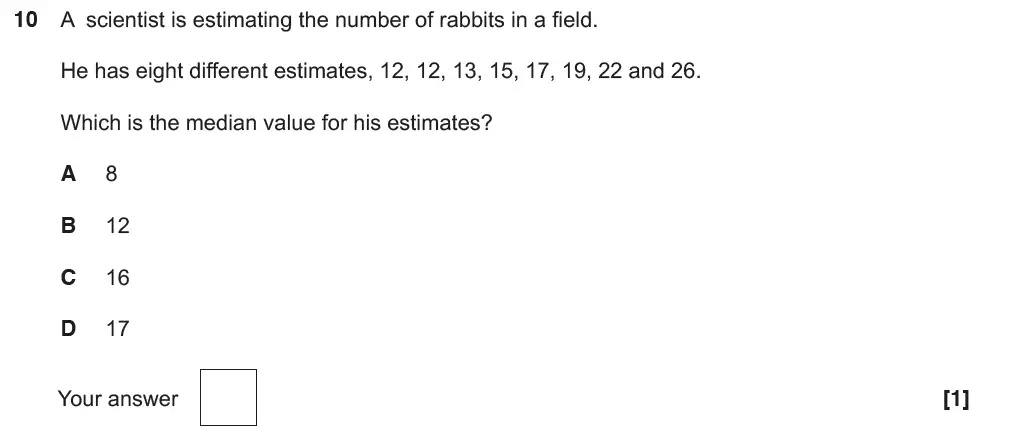 Question 10 - GCSE OCR Foundation Biology Past Paper 2 - June 2018